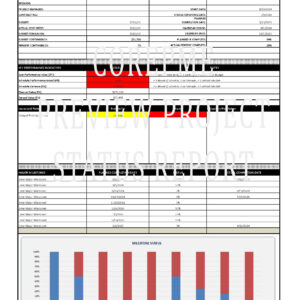 Status Report Template – Excel Document with Built-in Macros